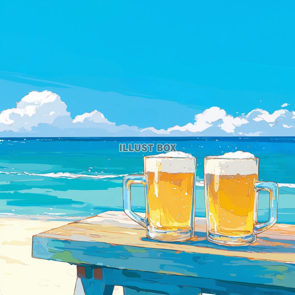 海と青空とビール #06