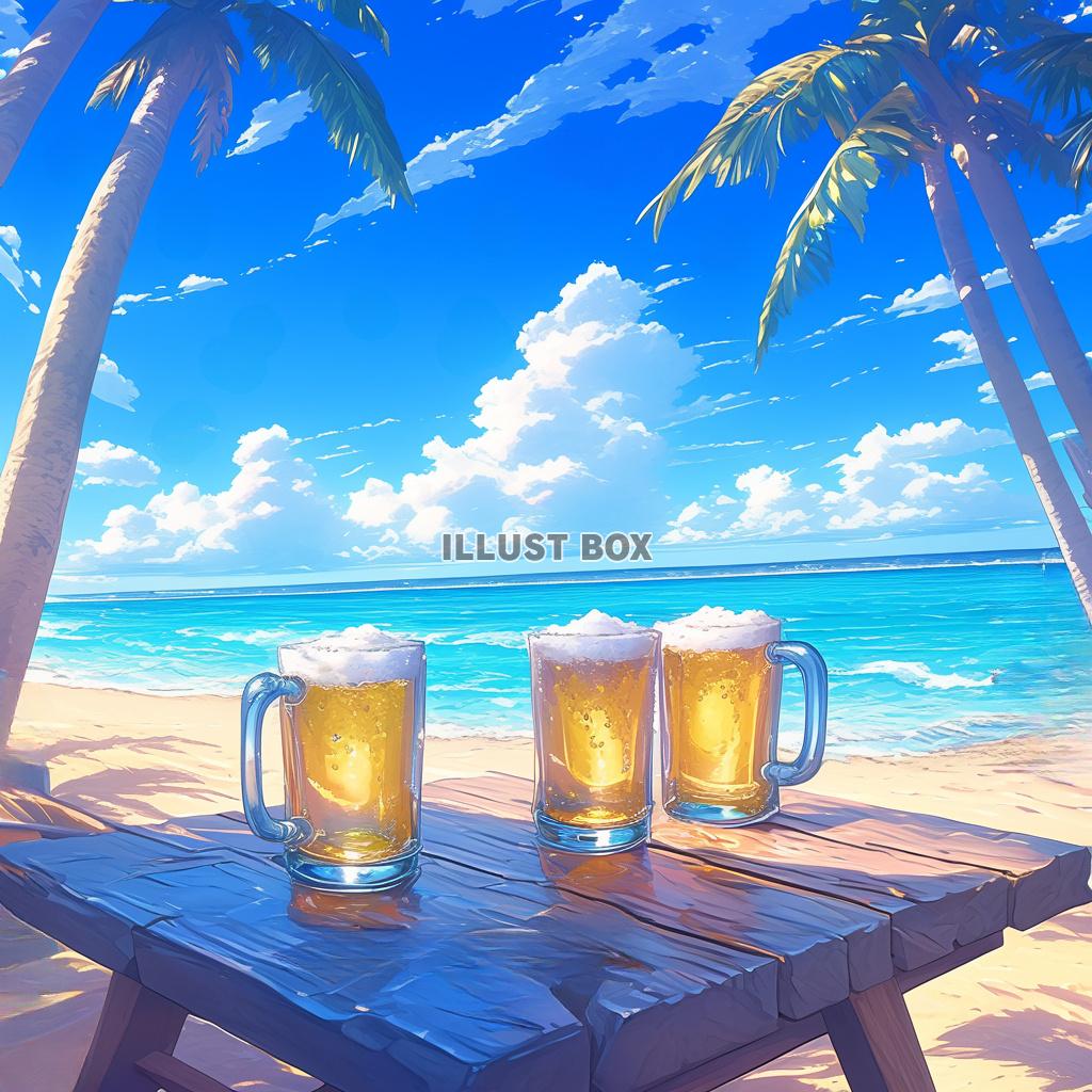 海と青空とビール #07