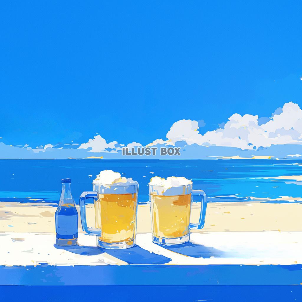 海と青空とビール #14