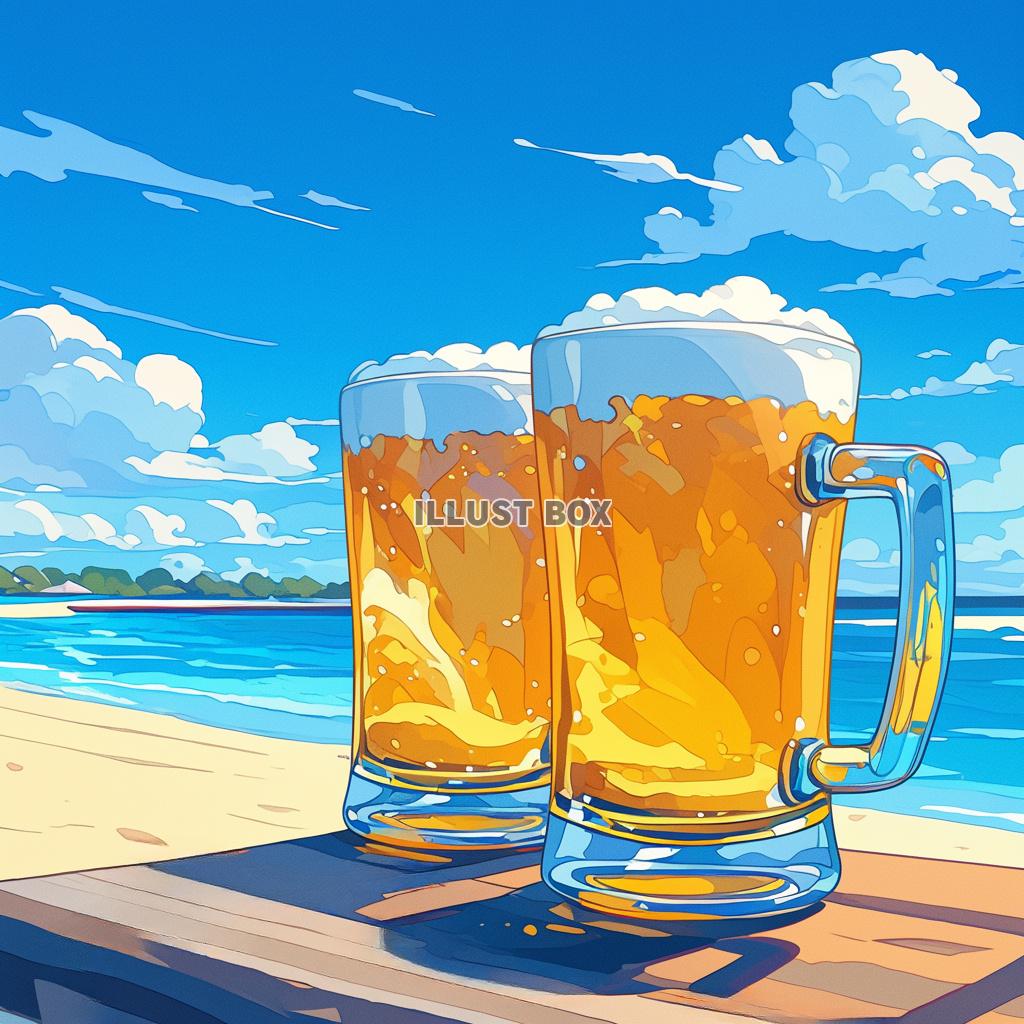 海と青空とビール #24