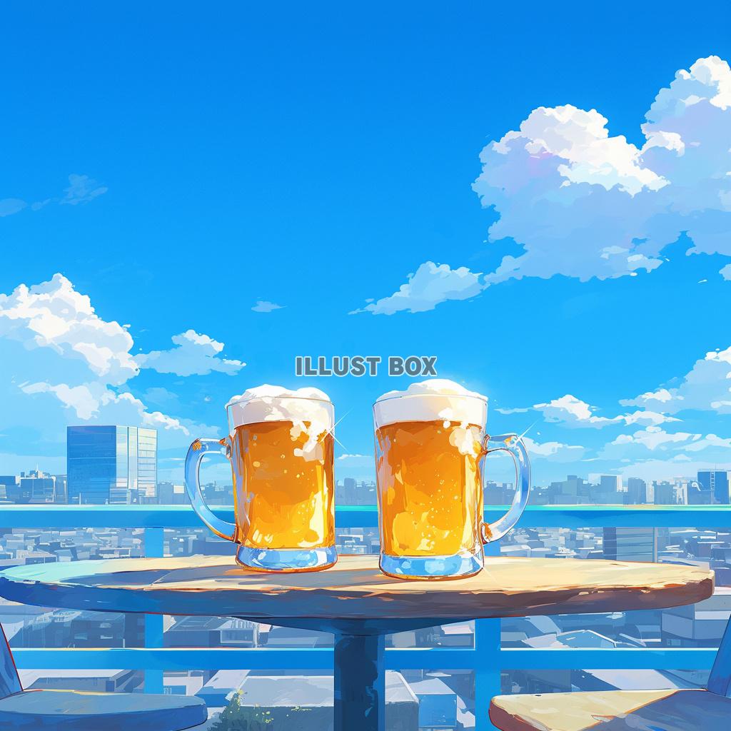 夏にビール！