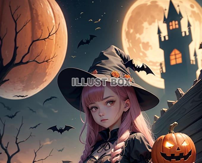 ハロウィンの魔法少女