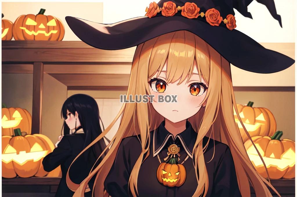 ハロウィンの魔法少女