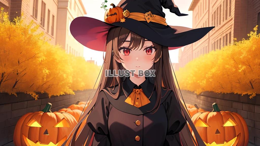 ハロウィンの魔法少女