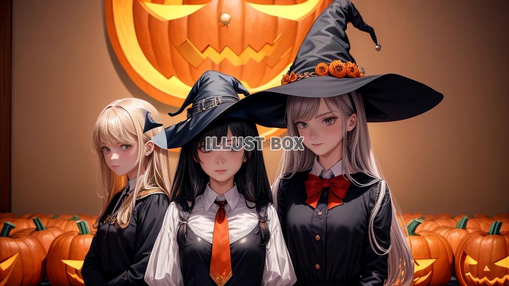 ハロウィンの魔法少女