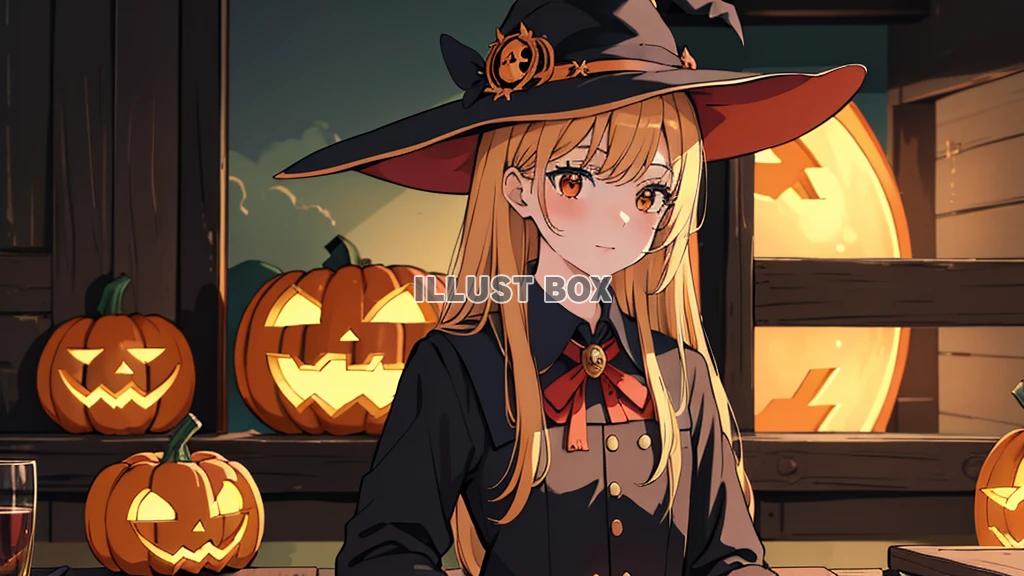 ハロウィンの魔法少女