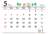 2025年（令和7年）5月カレンダー