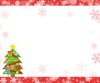 クリスマスツリーフレーム　透過png