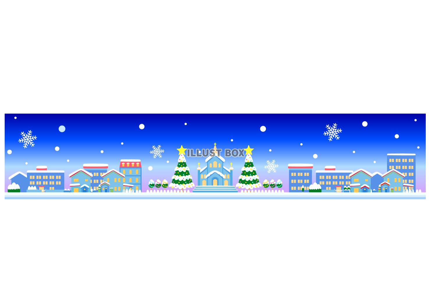 クリスマスイヴの街並み～雪降る聖夜