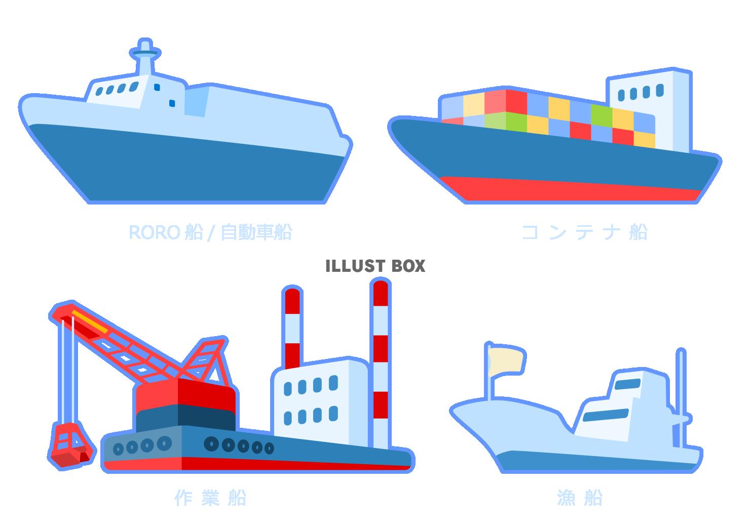 産業を支える海上の働く船シリーズ