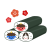 おにとおたふく恵方巻　透過png