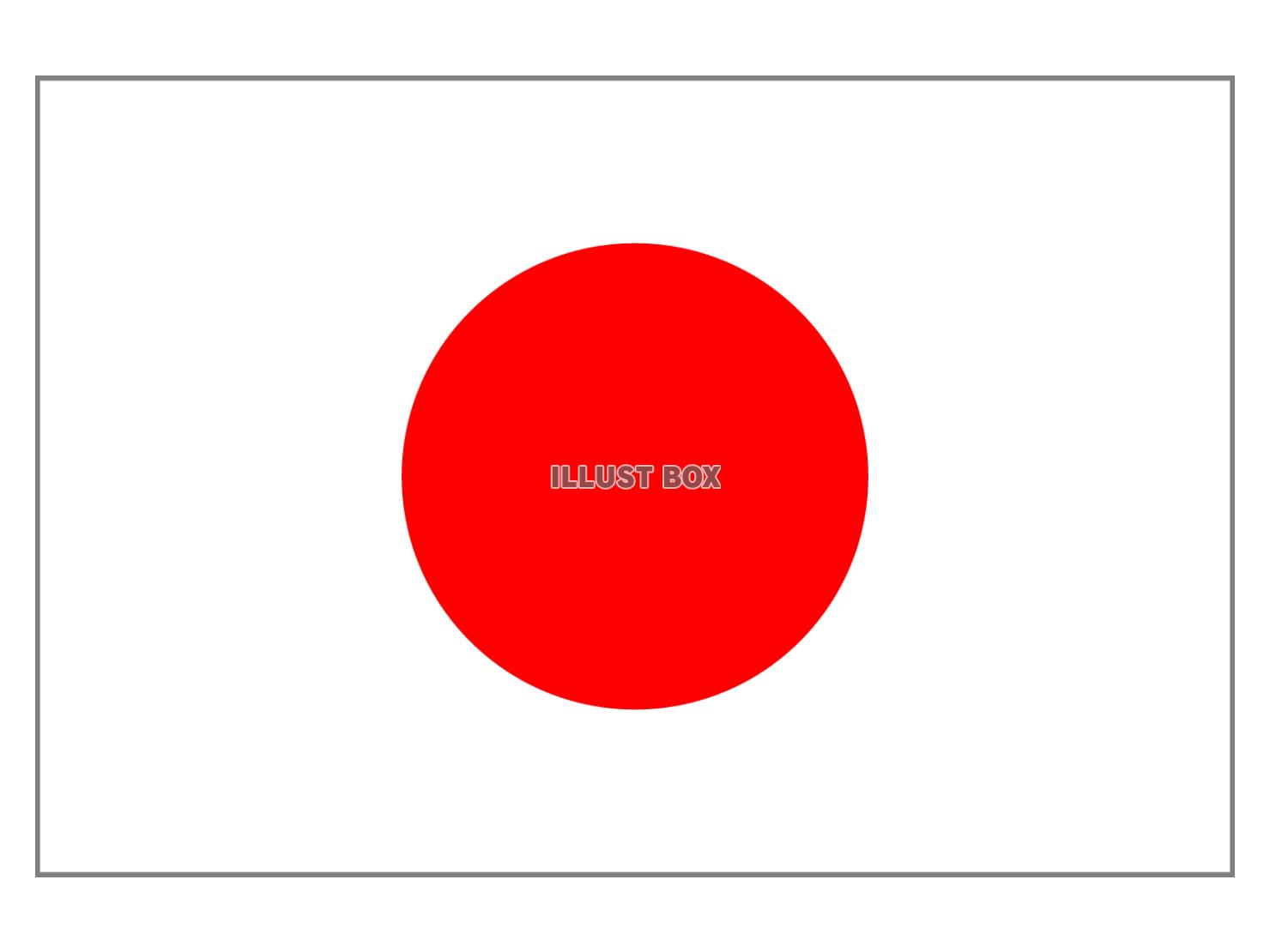 日本の国旗（日の丸の旗）