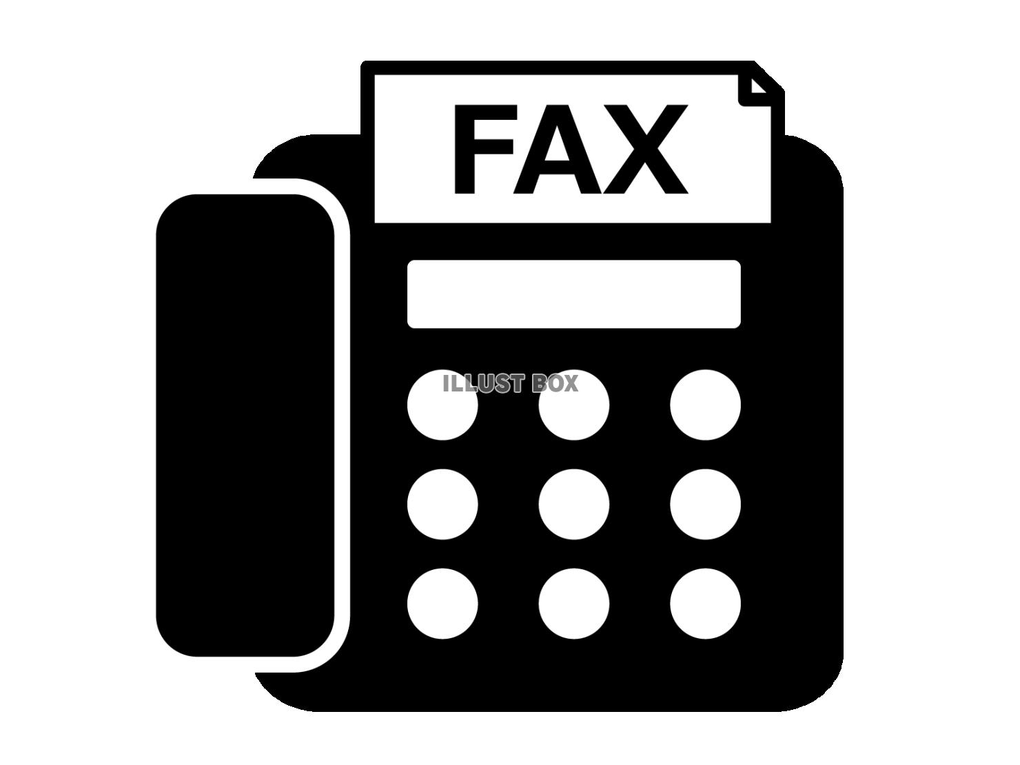 FAXのアイコン（マーク）