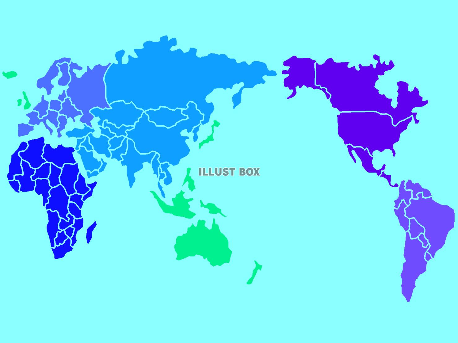 世界地図の壁紙１