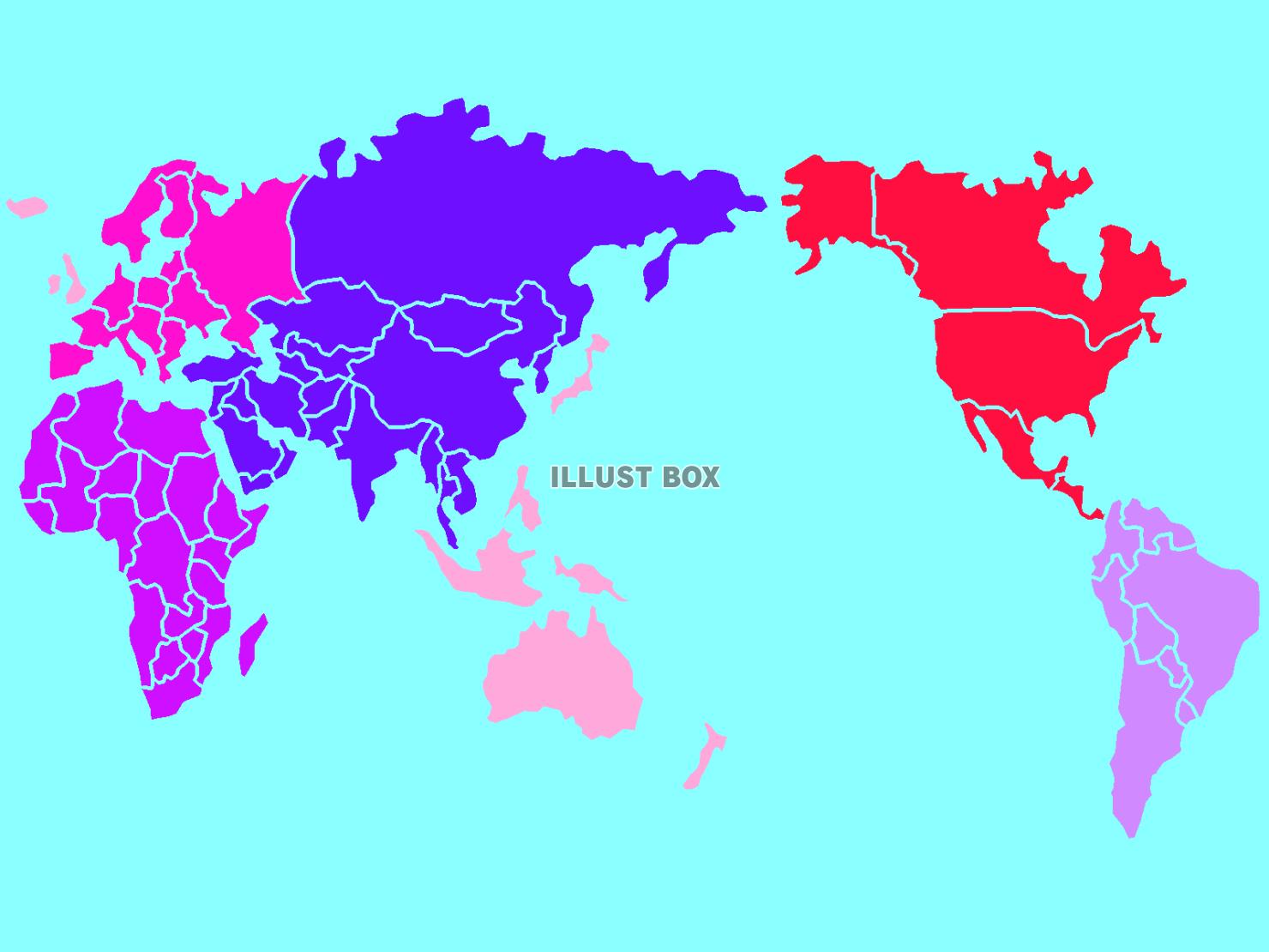 世界地図の壁紙５