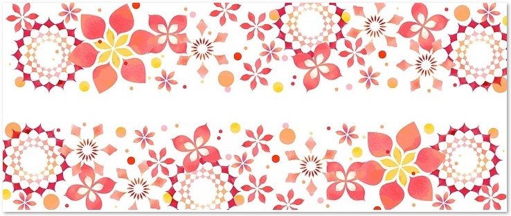 かわいい 花のフレーム 飾り枠イラスト素材が無料 イラストボックス